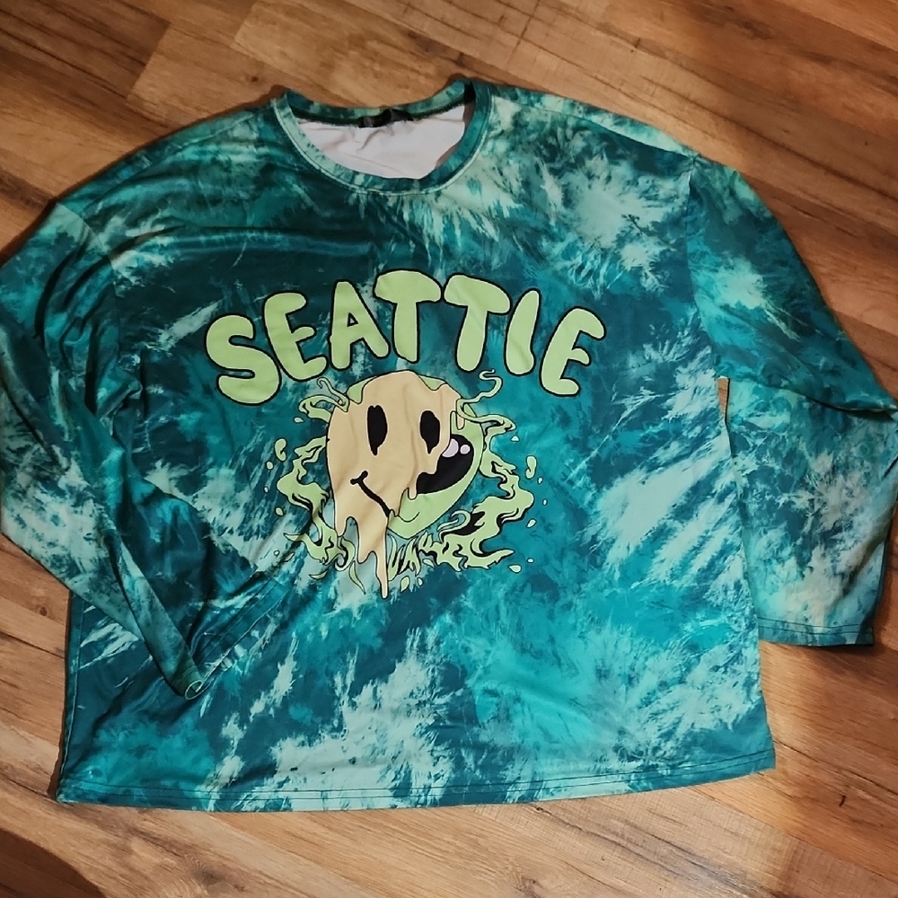 Seattle Tie-Dye Shirt - Green